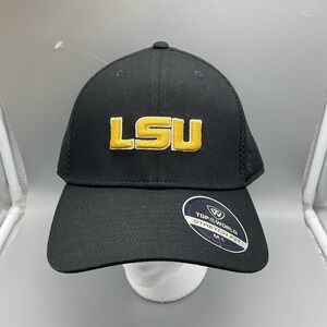 NEW LSU Tigers Black NCAA Official Licensed Cap Top‎ Of The World Size MED/LARGE